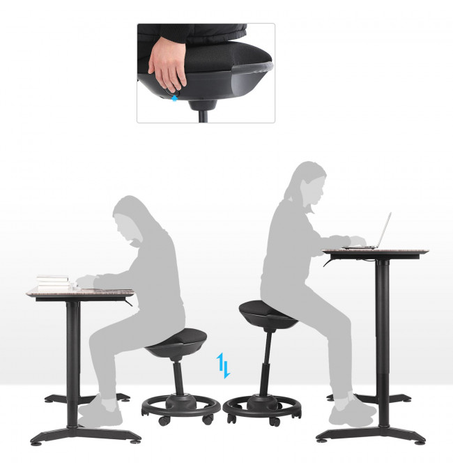 Aktívna kancelárska stolička OSC06BK