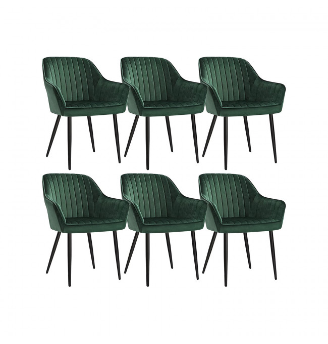 Set šesti jídelních židlí LDC087C01-6 (6 ks)