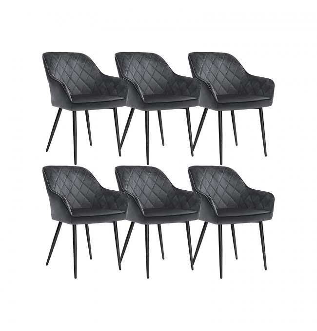 Set šesti jídelních židlí LDC088G01-6 (6 ks)