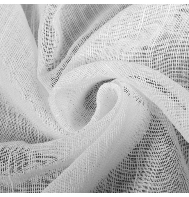 Hotová záclona CARLA biela - na páske 