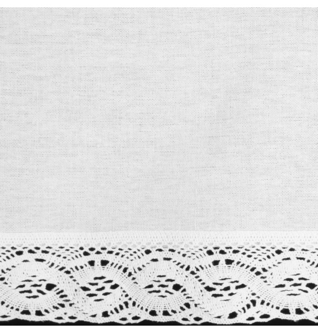 Hotová záclona VINCE biela - na priechodkách