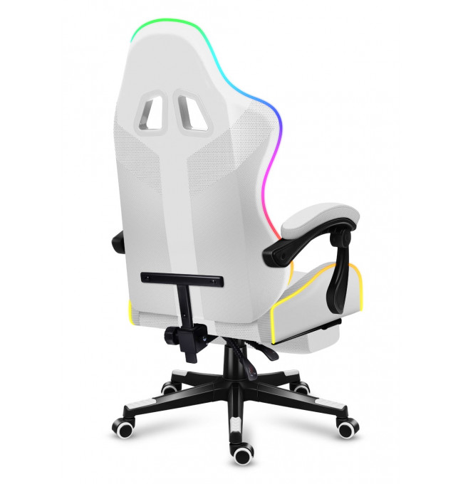 Herná stolička Force - 4.7 White RGB