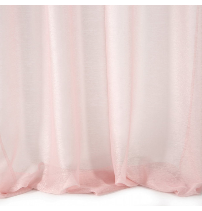 Hotová záclona ADEL růžová - na průchodkách