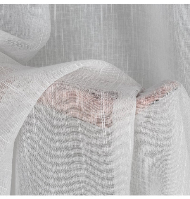Hotová záclona CARLA biela - na priechodkach