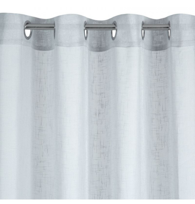 Hotová záclona LEXY stříbrná - na průchodkách