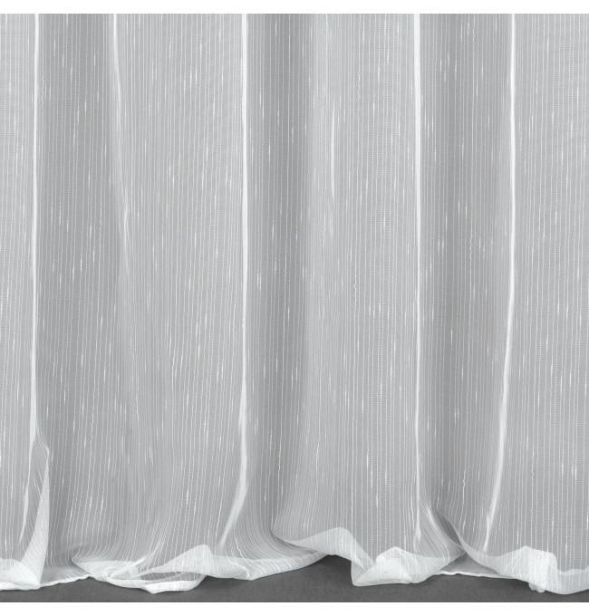 Hotová záclona PILAR biela - na páske