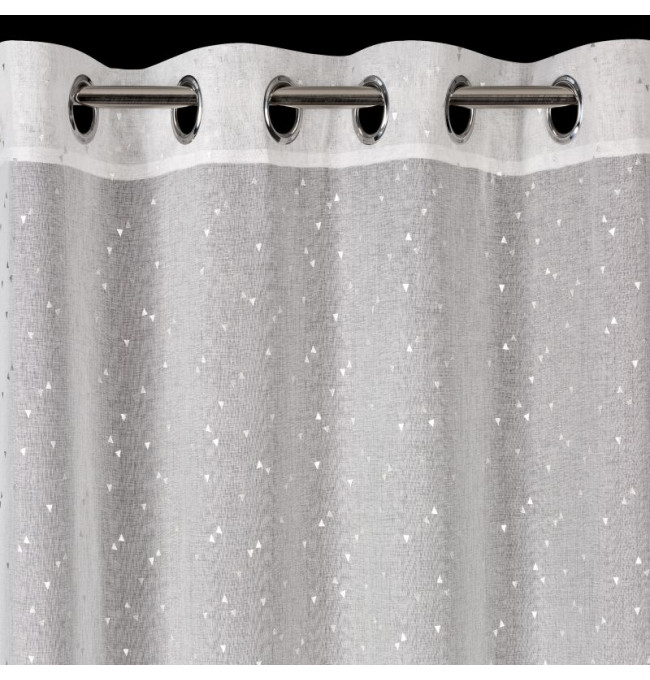 Hotová záclona RIVIA biela - na páske