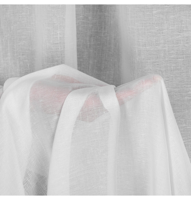 Hotová záclona SANDRA biela - na páske