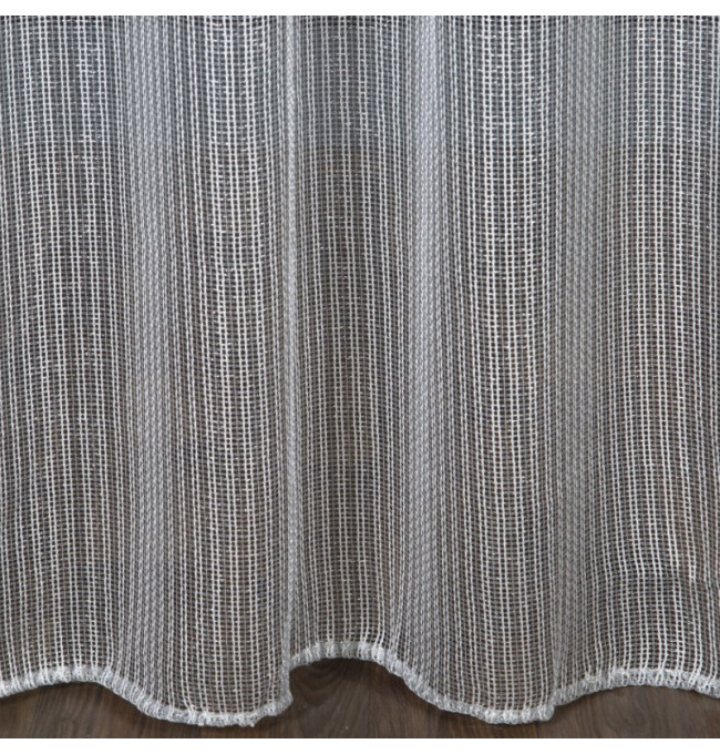 Hotová záclona TAMARA sivá - na priechodkách