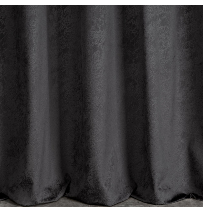 Hotový závěs RIVA černá - na pásce