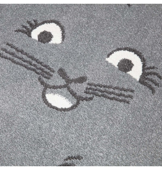 Dětský koberec Anime 894 šedý