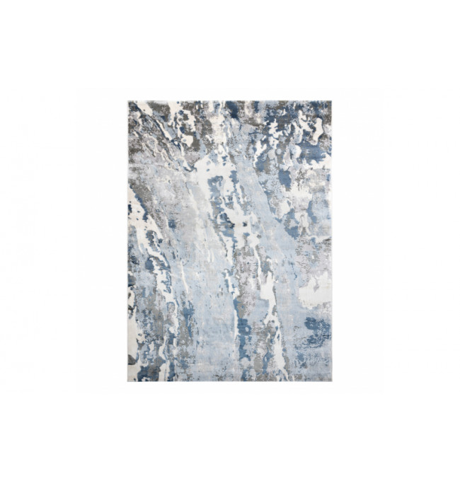 Koberec AKRYL ELITRA 6207 Abstrakce šedý / modrý