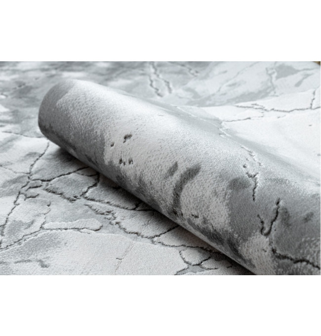 Koberec AKRYL VALS 0A035A C53 47 Popukání beton slonová kost / šedý