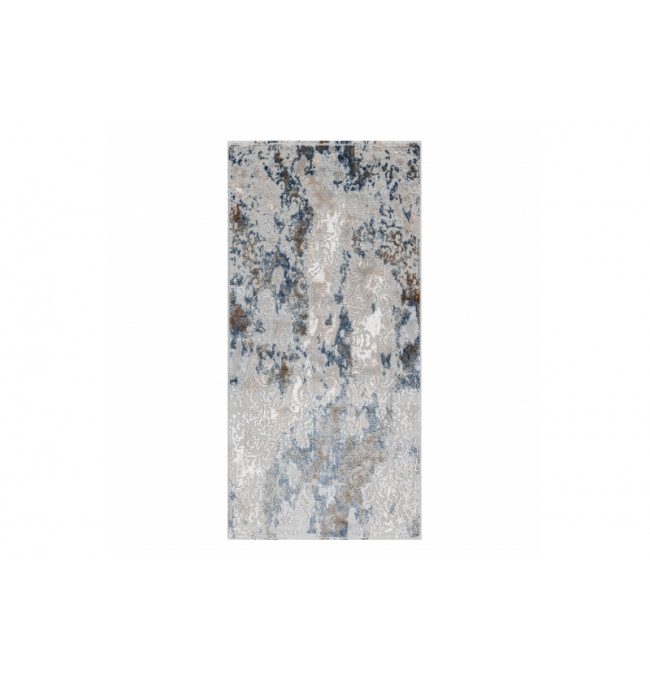 Koberec AKRYL VALS 6744 Abstrakce šedý / modrý