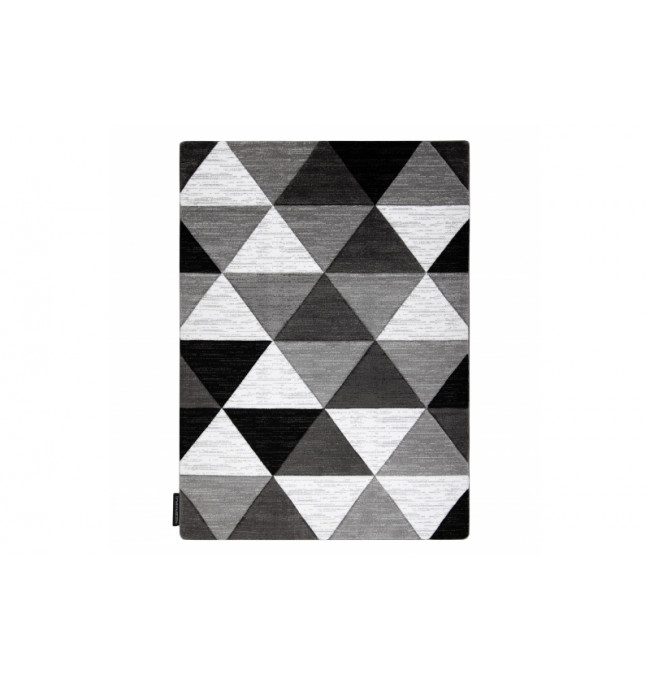 Koberec ALTER Rino Trojúhelníky šedý