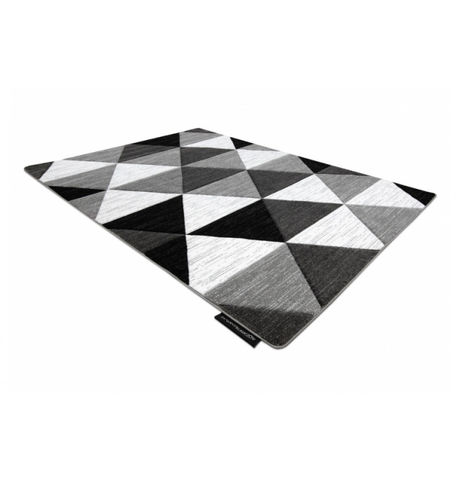 Koberec ALTER Rino Trojúhelníky šedý