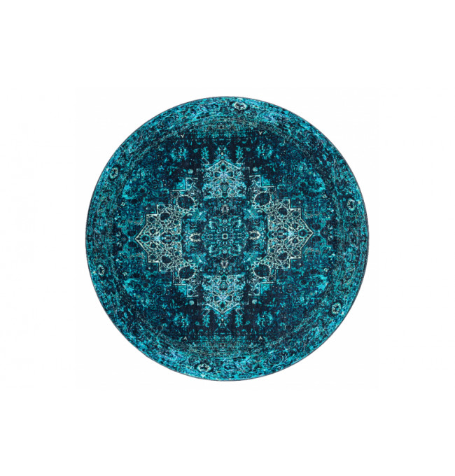 Koberec ANTIKA Ancret Azure ornament modrý