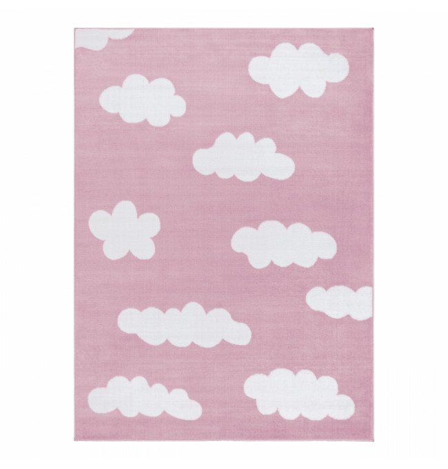 Koberec BCF ANNA Clouds 2661 Obláčky růžový