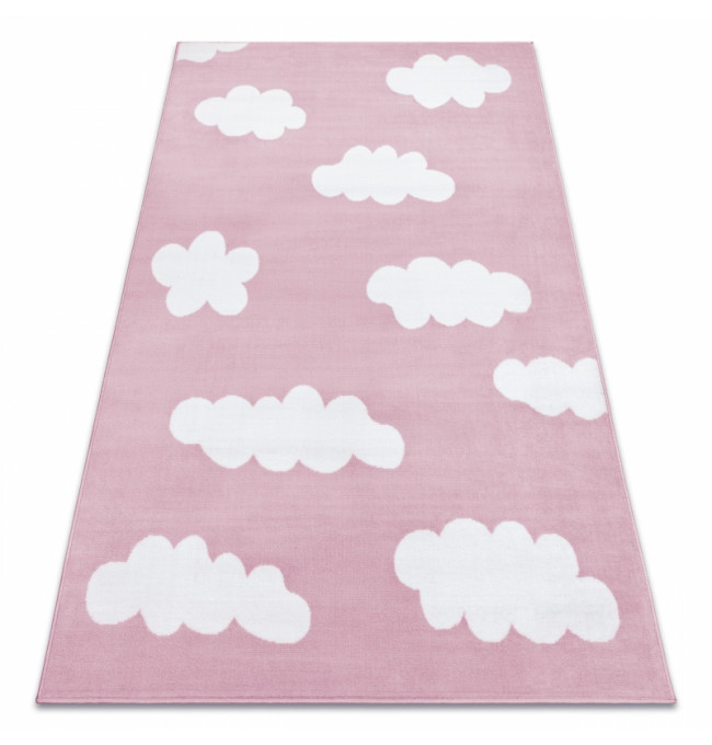Koberec BCF ANNA Clouds 2661 Obláčiky ružový