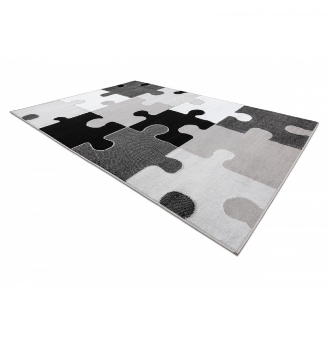 Koberec BCF ANNA Puzzle 3106 šedý