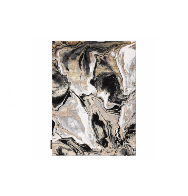 Koberec DE LUXE 622 Abstrakcia - krém / zlatý