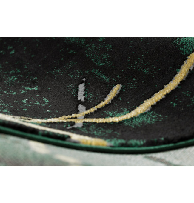 Koberec EMERALD exkluzivní 1018 glamour, styl marmur lahvově zelený/zlatý
