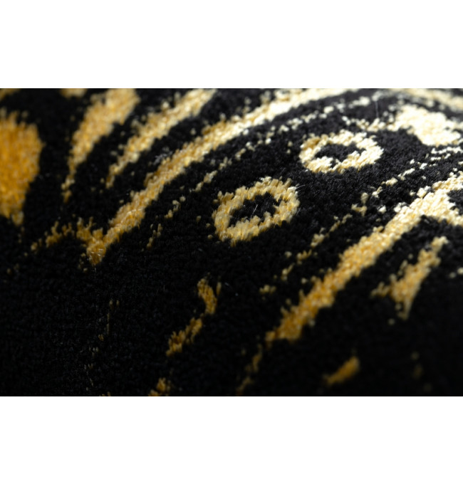 Koberec GLOSS 408C 86 Glamour - čierny, zlatý