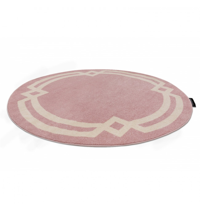 Koberec HAMPTON Lux kruh růžový