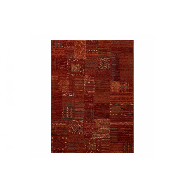 Koberec KASHQAI 4329 300 patchwork - bordový