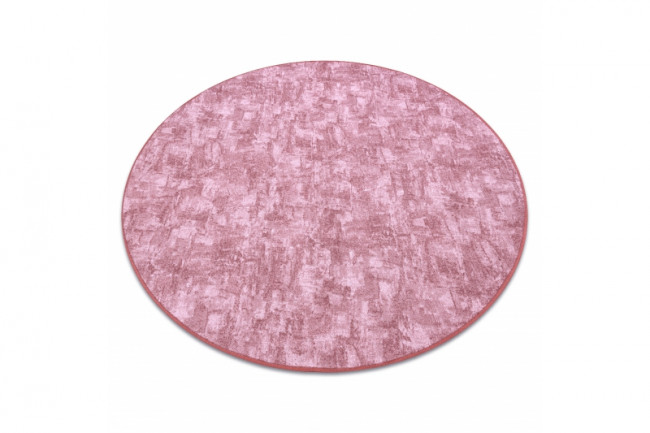 Koberec kruh SOLID pudrově růžový 60 BETON