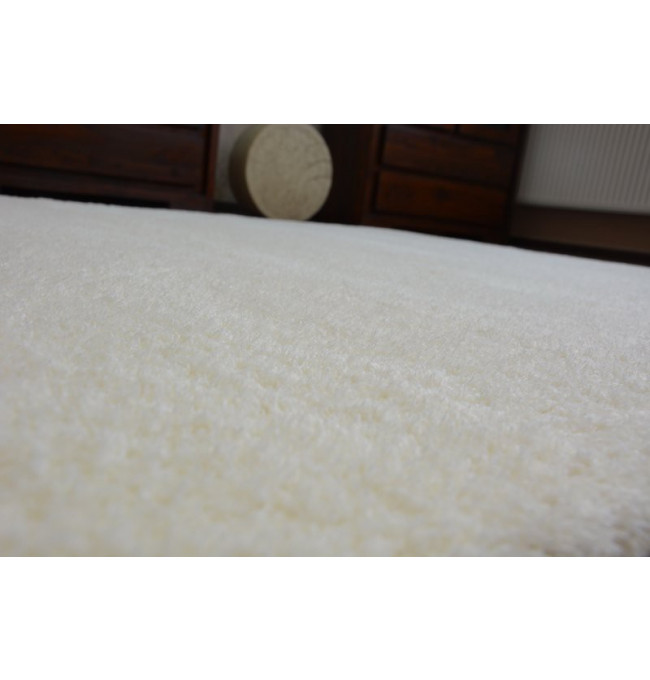 Koberec Micro fiber soft shaggy biely