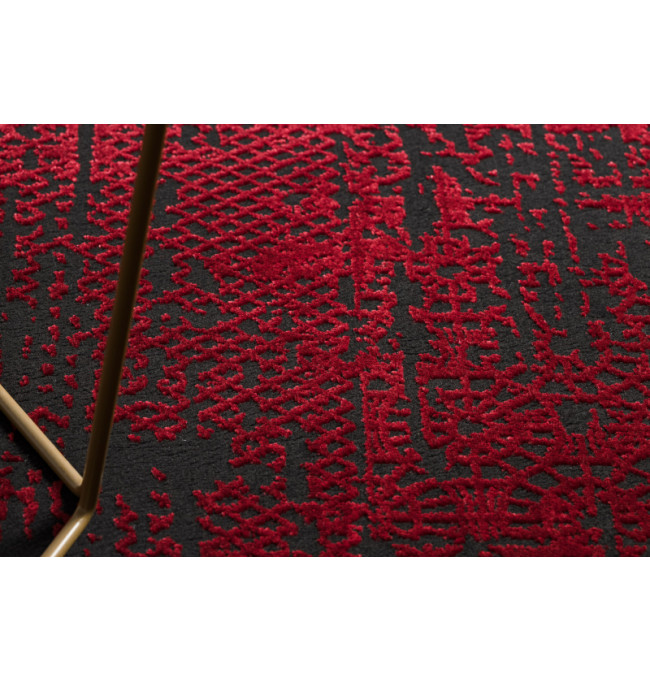 Koberec VINCI 1409 Ornament vintage - štrukturálny - červený
