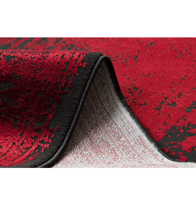 Koberec VINCI 1516  Rozeta vintage  - štrukturálny - červený