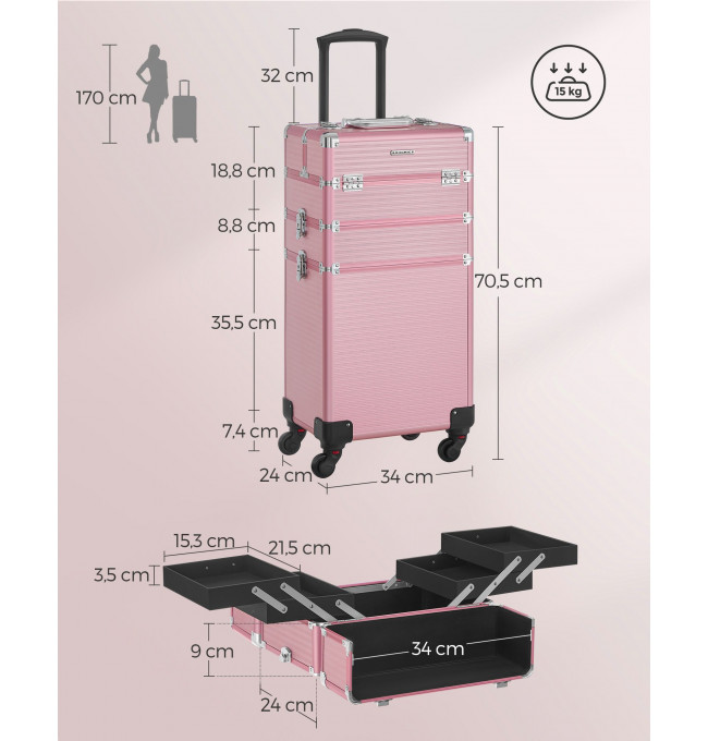 Kozmetický kufrík JHZ014P01