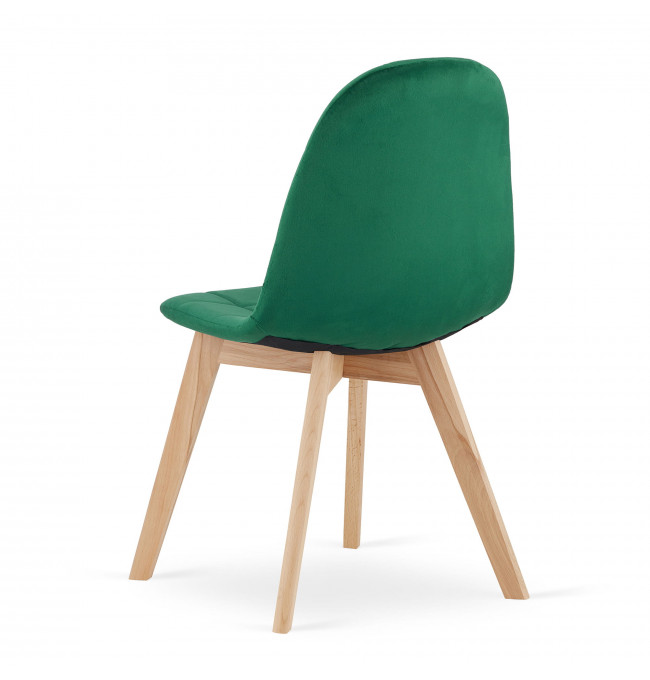 Set dvou jídelních židlí BORA zelené (2ks)