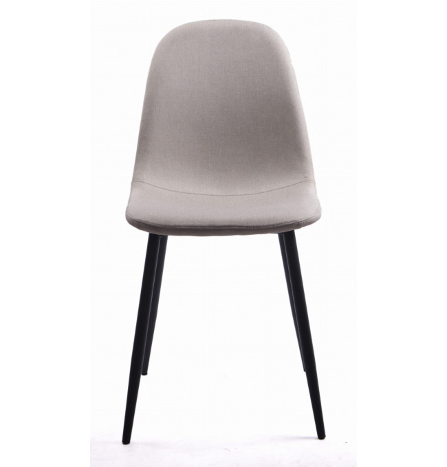 Jedálenská stolička DART béžová (čierne nohy)