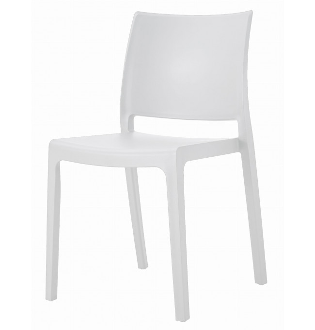 Set dvou židlí KLEM bílé (2ks)