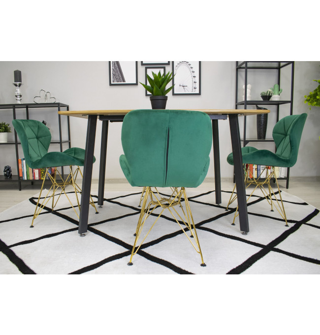 Set čtyř jídelních židlí NEST zelené (4ks)