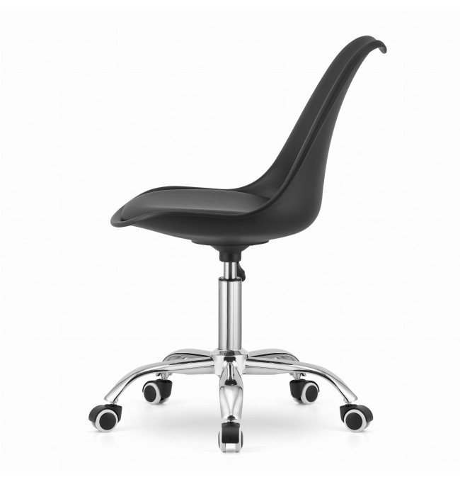 Otočná stolička ALBA - čierna