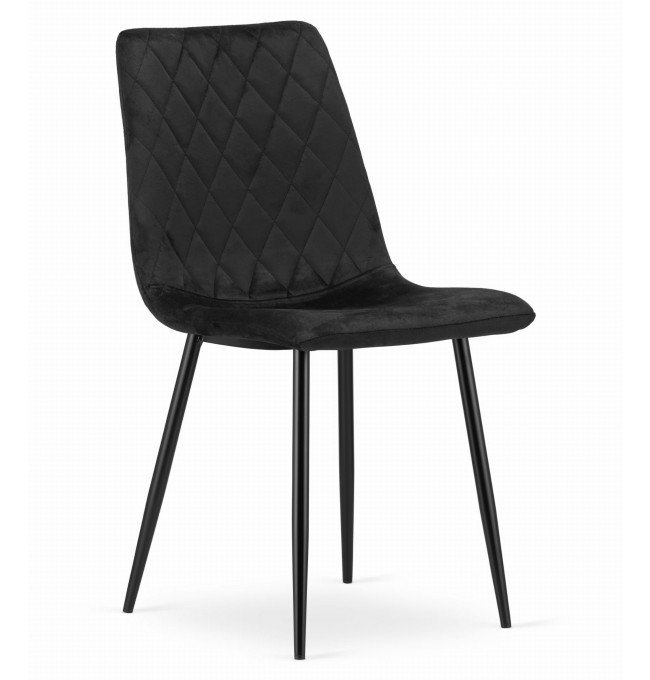 Set čtyř jídelních židlí TURIN - černé (4ks)