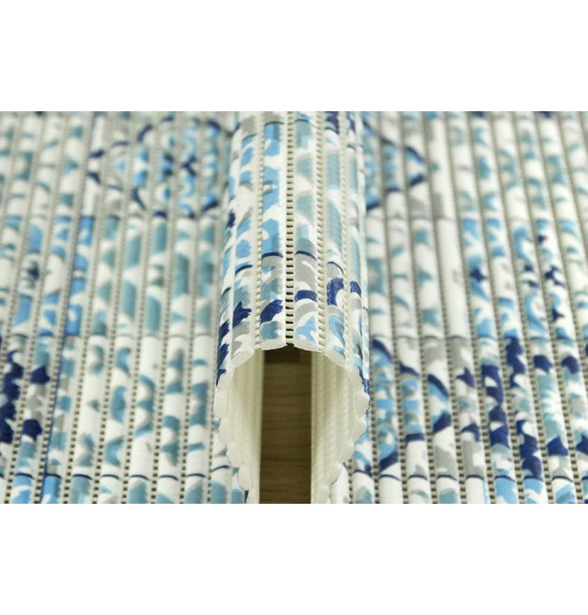 Kúpelňová penová rohož Softy-tex 828 modrá