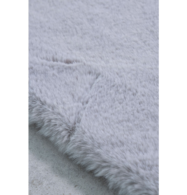 Koupelnový kobereček Moyo stříbrný