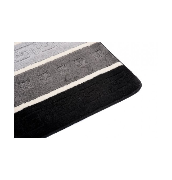 Koupelnový kobereček MULTI A5016 řecký - černý, šedý