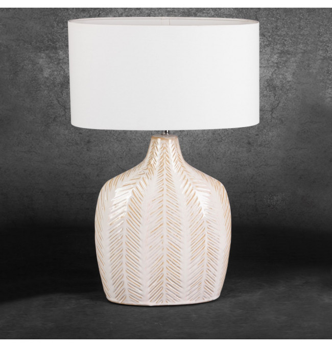 Dekoratívna lampa LIZA 01 krémová