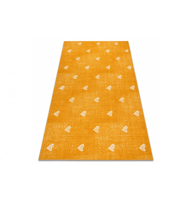 Metrážový koberec HEARTS pomeranč