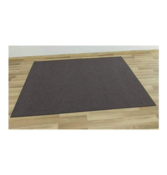 Metrážový koberec Jaguar šedo-bordový