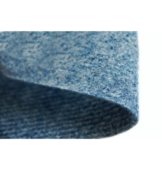 Metrážny koberec MALTA 802, ochranný, podkladový - modrý