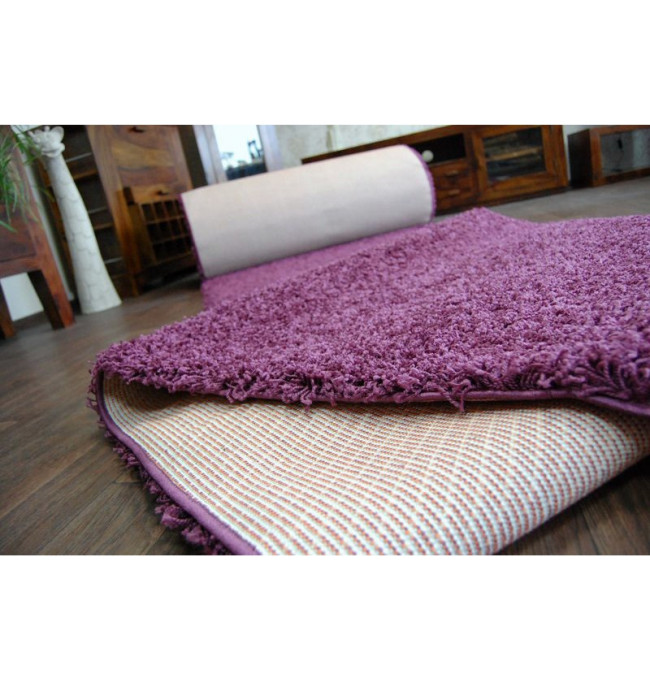 Metrážový koberec SHAGGY fialový