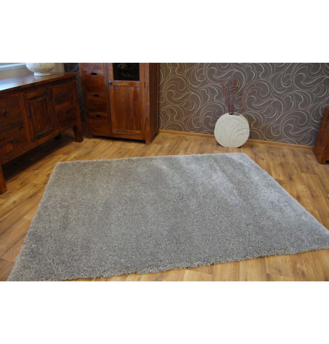 Metrážový koberec Shaggy NARIN šedý