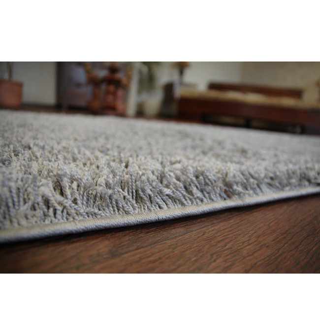 Metrážový koberec SHAGGY šedý